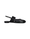 Mm6 Maison Margiela Black Anatomic Numeric Slingback Sandals In Multi