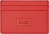 Mm6 Maison Margiela Orange Numeric Leather Card Holder In Brown