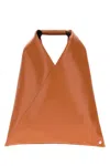 Mm6 Maison Margiela Orange Synthetic Leather Japanese Handbag In Orange