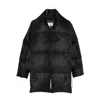 Mm6 Maison Margiela Quilted Down Jacket In Black