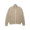 Mm6 Maison Margiela Distressed Wool Cardigan Sweaters And Cardigans Beige In Neutral