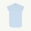 Mm6 Maison Margiela Oversized Shirt Dress In Blue