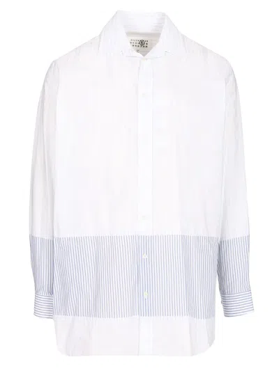 Mm6 Maison Margiela Oversized Shirt Shirts White