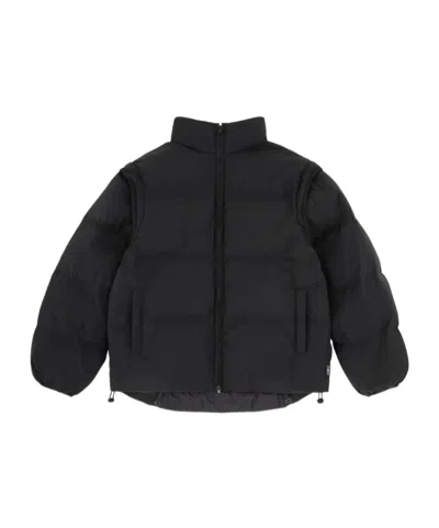 Mm6 Maison Margiela Padded Bomber Jacket In Black