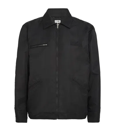 Mm6 Maison Margiela Padded Field Jacket In Black