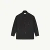 Mm6 Maison Margiela Paint Residue Shirt In Blue