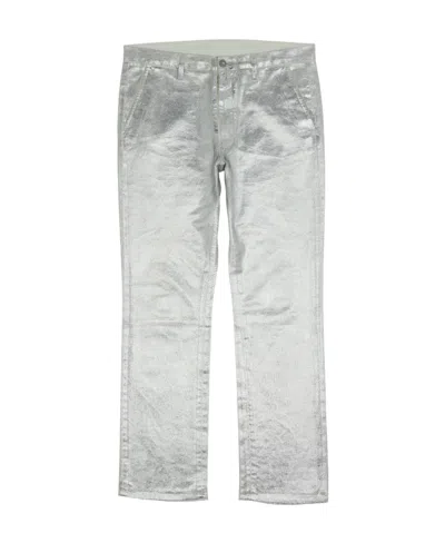 Mm6 Maison Margiela Painted Stitched Casual Pants In White