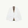 Mm6 Maison Margiela Painted Suit Jacket In White