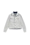 Mm6 Maison Margiela Painted Trucker Jacket White
