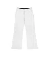 Mm6 Maison Margiela Painted White Trousers In White