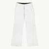 Mm6 Maison Margiela Painted White Trousers In Gray