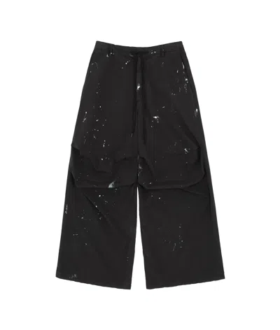 Mm6 Maison Margiela Painter Trousers In Black