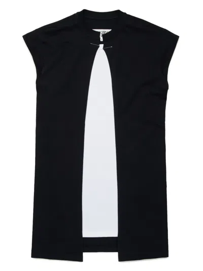 Mm6 Maison Margiela Kids' Mm6d148u In Black