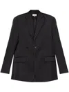 Mm6 Maison Margiela Panelled Jacket In Black