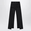 Mm6 Maison Margiela Panelled Jeans In Black