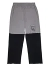Mm6 Maison Margiela Panelled Track Pants In Black
