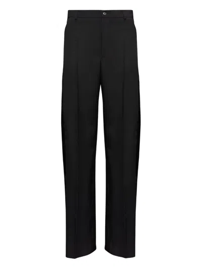Mm6 Maison Margiela Panelled Trousers In Black