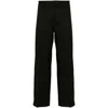 Mm6 Maison Margiela Signature Single-stitch Trousers In Black