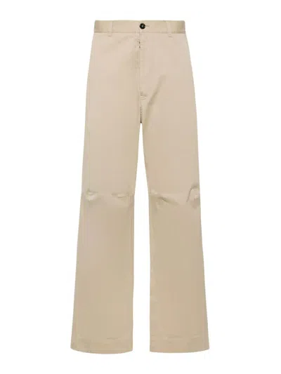 Mm6 Maison Margiela Casual Trousers In Brown