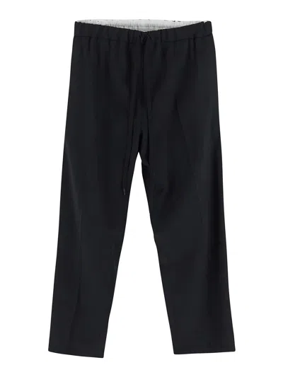 Mm6 Maison Margiela Trousers In Black