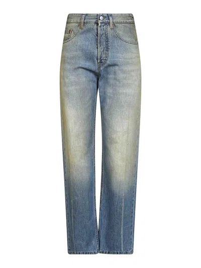 Mm6 Maison Margiela Pantalón Casual - Denim In Blue
