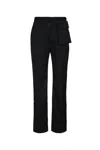 Mm6 Maison Margiela Pantalone In Black