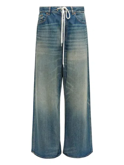 MM6 MAISON MARGIELA PANTS 5 POCKETS,S52LA0262.M30017 962 MEDIUM BLUE