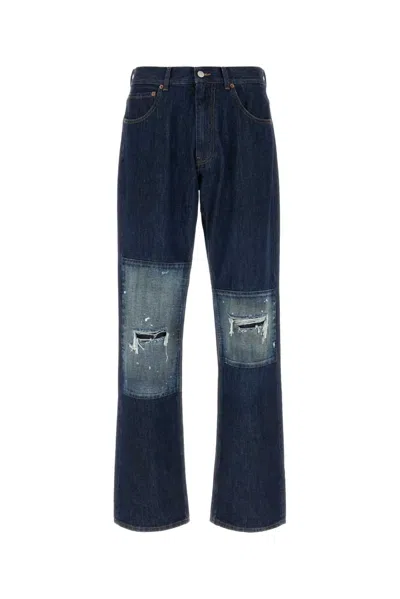 Mm6 Maison Margiela Pants 5 Pockets In Animal Print