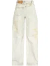 Shop Mm6 Maison Margiela Pants 5 Pockets Clothing In Blue