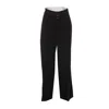 Mm6 Maison Margiela High-waisted Wide-leg Pants In 900
