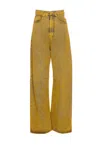 Mm6 Maison Margiela Jeans In Yellow