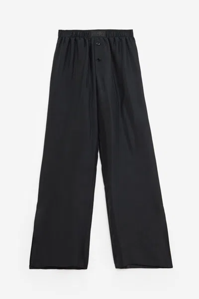 Mm6 Maison Margiela Pants In Black