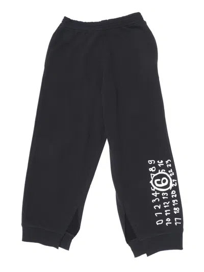Mm6 Maison Margiela Kids' Pants In Black
