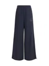 Mm6 Maison Margiela Wide-leg Track Pants From The Salomon X Mm6 In Blue