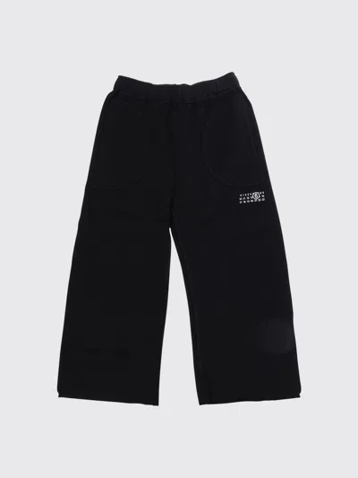 Mm6 Maison Margiela Pants Kids Color Black