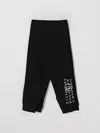 Mm6 Maison Margiela Kids Tracksuit Pants With Number Motif In Black