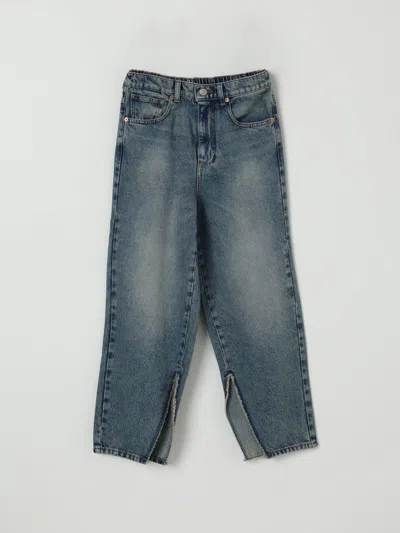 Mm6 Maison Margiela Pants  Kids Color Denim In Blue