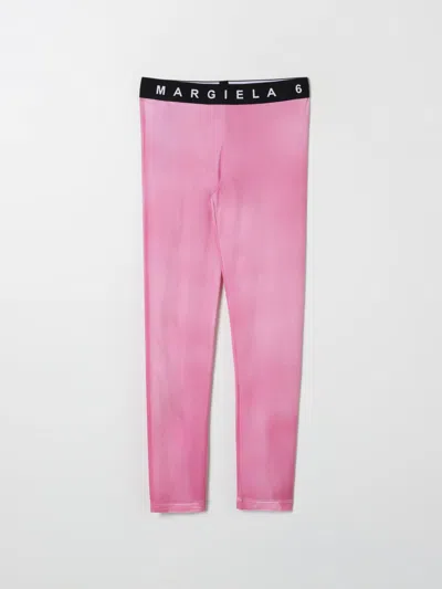 Mm6 Maison Margiela Trousers  Kids Colour Pink