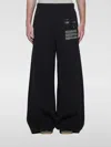 Mm6 Maison Margiela Black Printed-logo Sweatpants In Schwarz