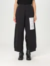 MM6 MAISON MARGIELA PANTS MM6 MAISON MARGIELA WOMAN COLOR BLACK,G52504002