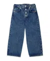 Mm6 Maison Margiela Straight Leg Cotton Jeans In Blue