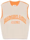 Mm6 Maison Margiela Patchwork Vest In Orange