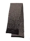 Mm6 Maison Margiela Patterned Knit Scarf