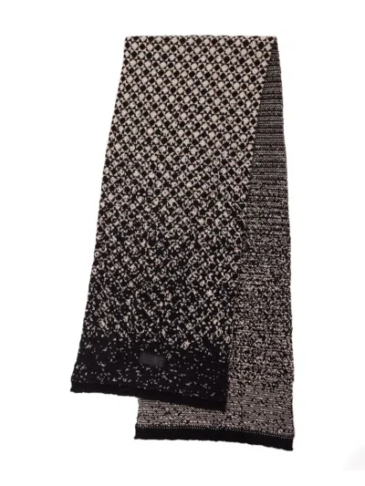 Mm6 Maison Margiela Patterned Knit Scarf