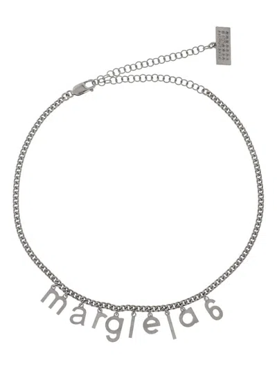 MM6 MAISON MARGIELA MM6 MAISON MARGIELA PENDANT LOGO NECKLACE
