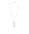 Mm6 Maison Margiela Pendant Necklace In Gray