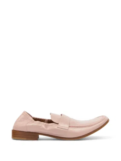 Mm6 Maison Margiela Penny Strap Leather Ballet Flats In Multi
