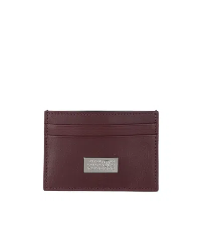 Mm6 Maison Margiela Plain Cardholders In Red