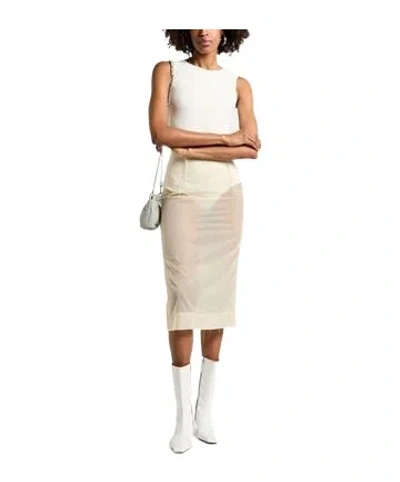 Mm6 Maison Margiela Plain Colour Bodysuits In Neutral