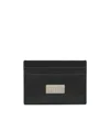 Mm6 Maison Margiela Plaque Cardholder In Black